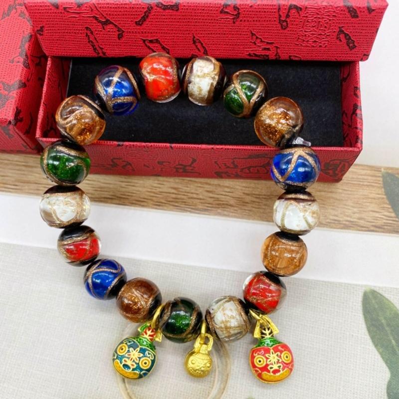 Beads Jewelry Incenses Ashes Glaze Bracelet Beads Bangles Gift for Women Girls