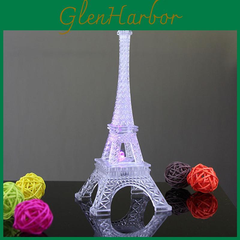 Eiffel Tower Led Night Light With Color Changing Glow For Home Decor