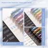 6Colors/Set Acrylic Painting Colored Gel Pen Press Type Drawing Colored Pen  Gift