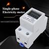 LCD Display Digital Watt-Hour Meter Reset Function Power Consumption Meter  Din Rail Mounting