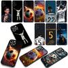 Cover for Samsung Galaxy S25 S24 S22 S23 FE Ultra Plus A56 A05 A06 A15 A16 A55 S7 Edge + Case Star No5 Football Soccer No 5