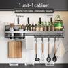 No-Drill Wall-Mounted Stainless Steel Kitchen Storage Rack
