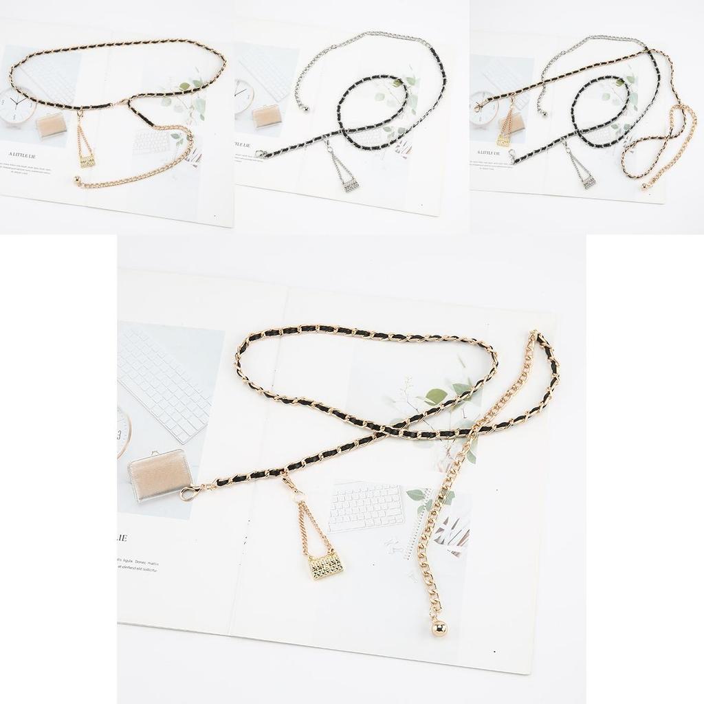 Womens Metal Waist Belt Chain For Dresses Sweaters Suit Body Accessory Summer Winter