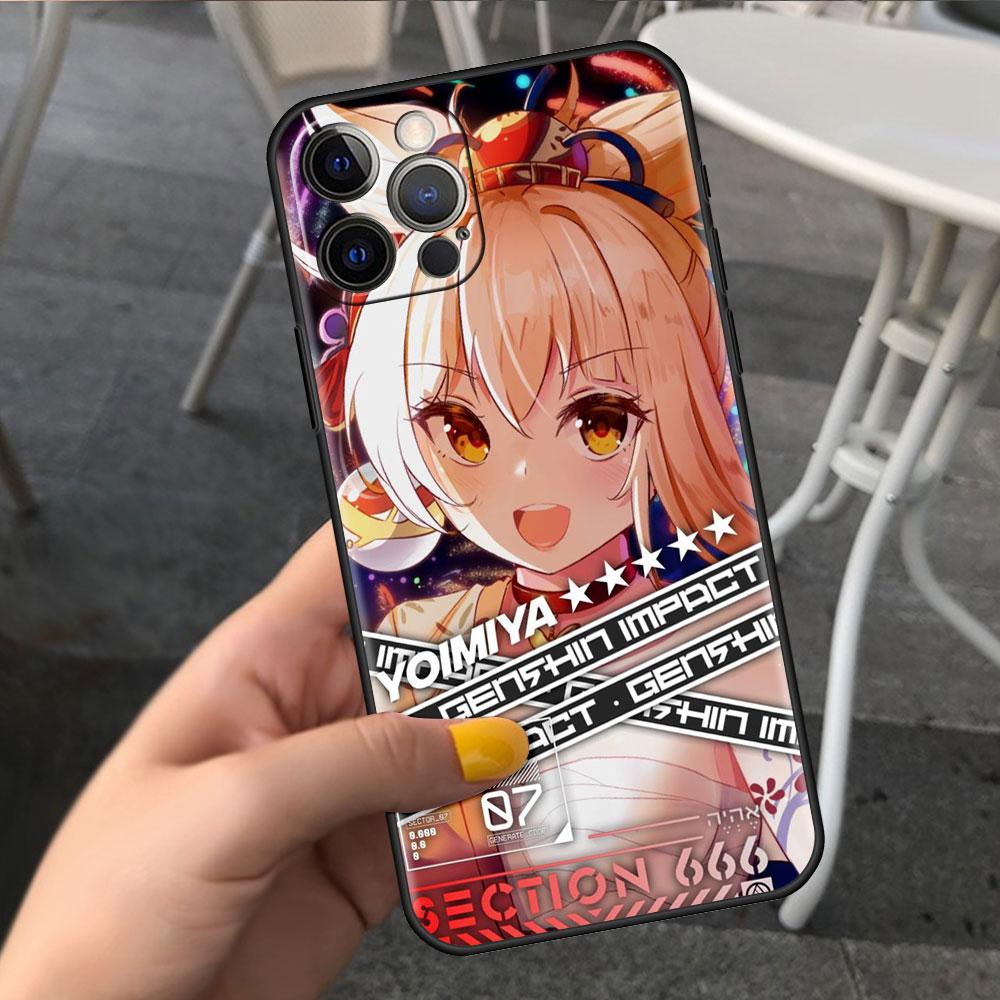 Genshin Impact Anime Case For Apple iPhone 14 13 Pro Max 12 7 8 6 6S Plus 11 Mini XR SE Soft Cover X XS Silicone Phone Funda