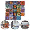 Waterproof Vintage Moroccan Stickers 24PCS Unique Tile Mosaic for Easy Application on Walls and Smooth Surfaces
