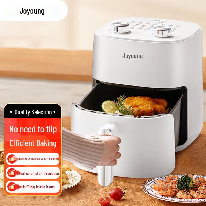 Joyoung 5L Dual Knob Steam Air Fryer