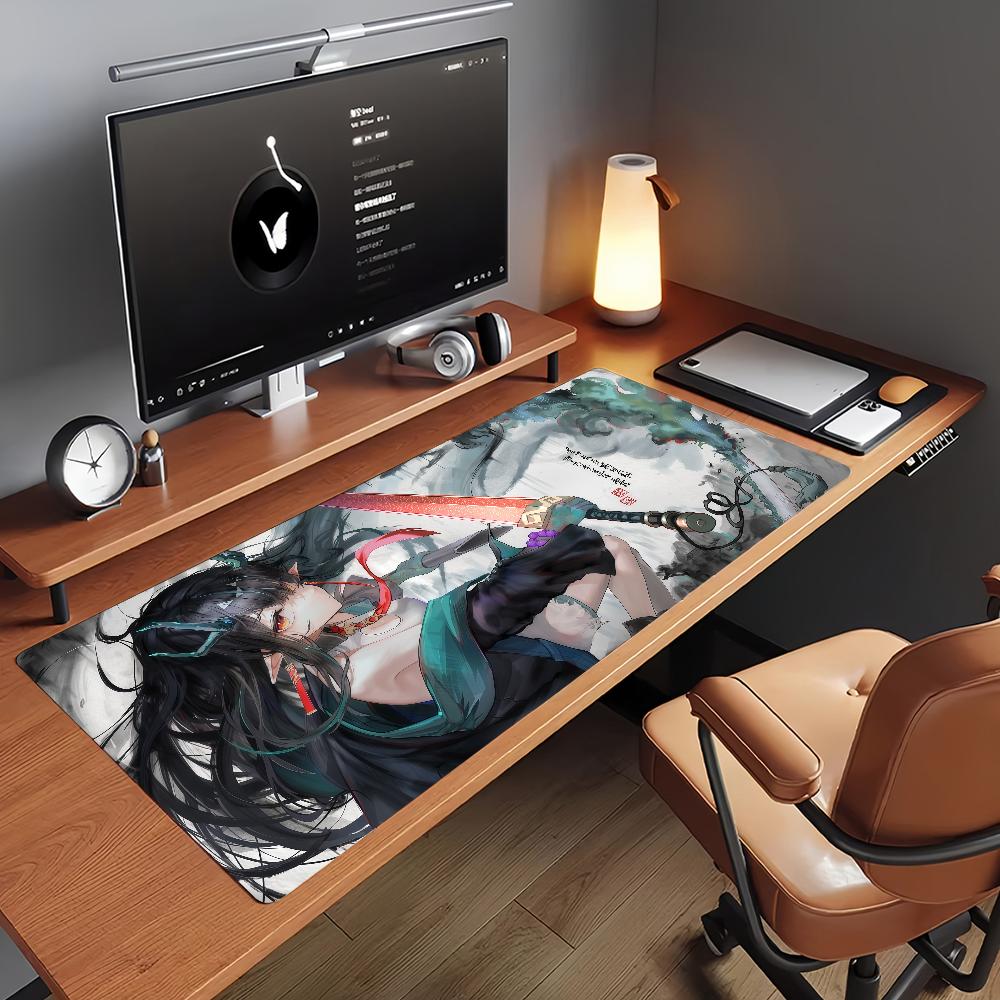 Spiel Dusk Arknights Mauspads Rutschfeste Gummi-Gamer Balance Computer-Matte Decoracion Schreibtischmatte Laptop Büro Groß