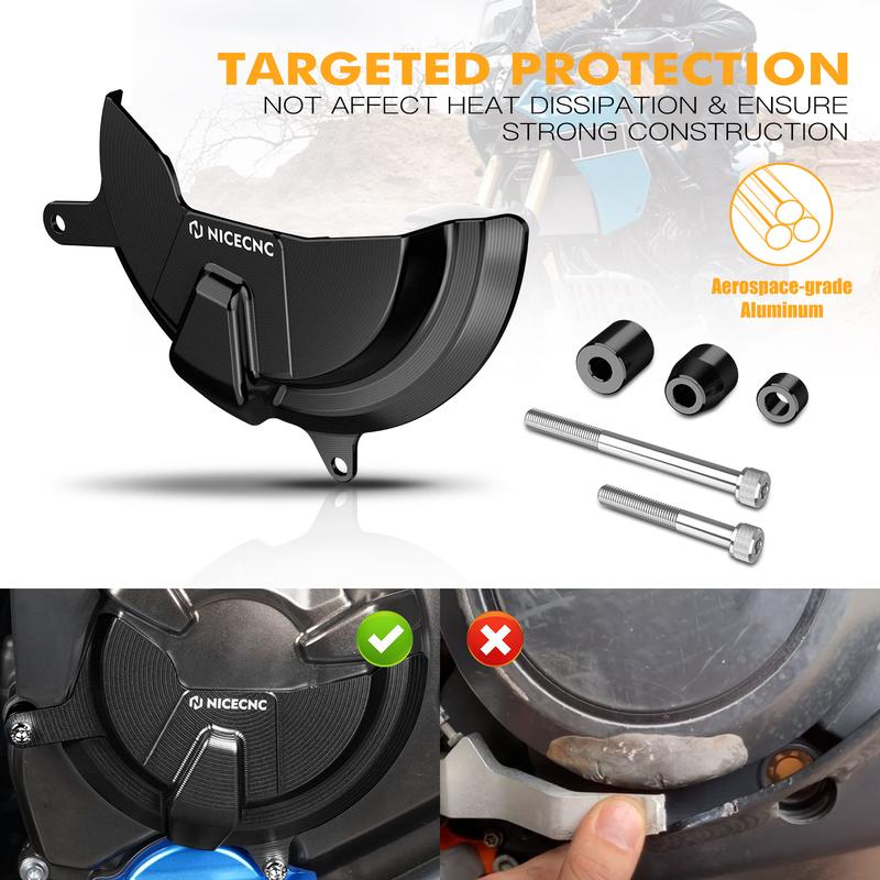 For Yamaha Tenere 700 T700 XTZ 700 2019-2024 Engine Clutch/Water Pump Guard Cover Tenere700 T7 Rally Edition 2020-2024 MT-07