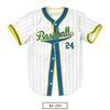 Men's and Women's Same Baseball Uniforms, European and American Baseball Tops, 3D Digital Printing Sportswear, Game Training Uniforms