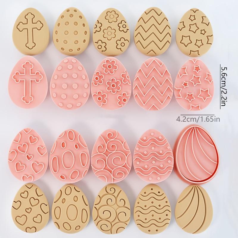 

Набор из 10 пасхальных формочек для печенья, пластиковые формы для печенья с дизайном яиц и крестов, праздничные инструменты для выпечки к празднику