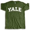 Tshirt Men Summer Top Tees Yale T-Shirt - Officially Licensed Arched Logo Unisex T-shirt Loose Style Tops