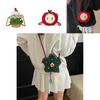 Christmas Tree Canvas Mini Crossbody Bag For Daily Wear With Soft Structure For Women