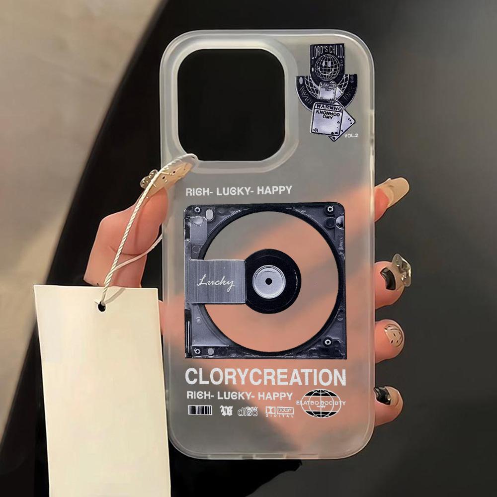 Mobile Phone Cases for iPhone 11 13 15 Pro Max 12 14 Pro Max Case iPhone 16 15 Plus 13 Pro 12 Mini 13 Mini Frosted Texture Painted Cartoon Flowers