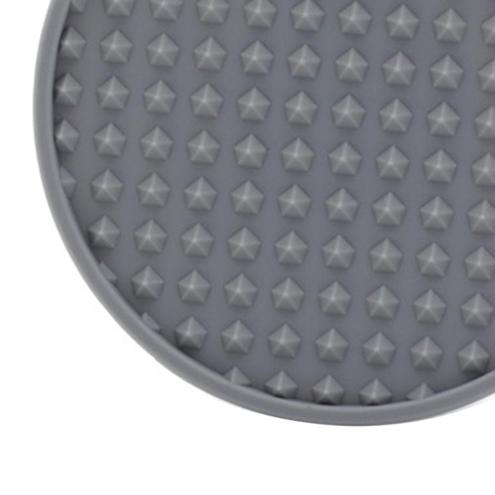 6 pcs Black Grey Drink Coaster 3.9x3.9 in Non Slip Coaster Heat Resistant Coaster  Stone Table серый