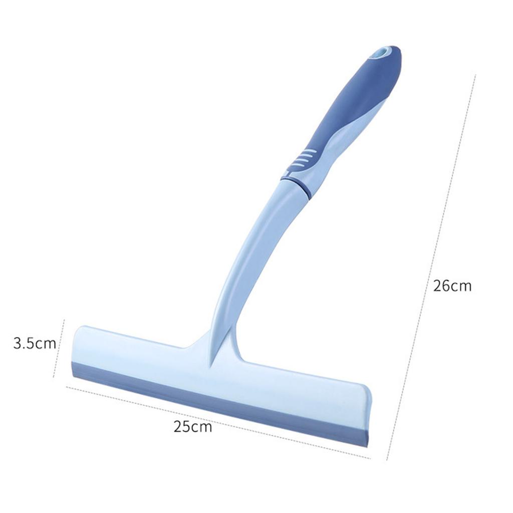 Tergicristallo in Vetro Antiscivolo Multiuso Finestra Specchio Vetro Spatola Strumento per la Pulizia della Casa Blu
