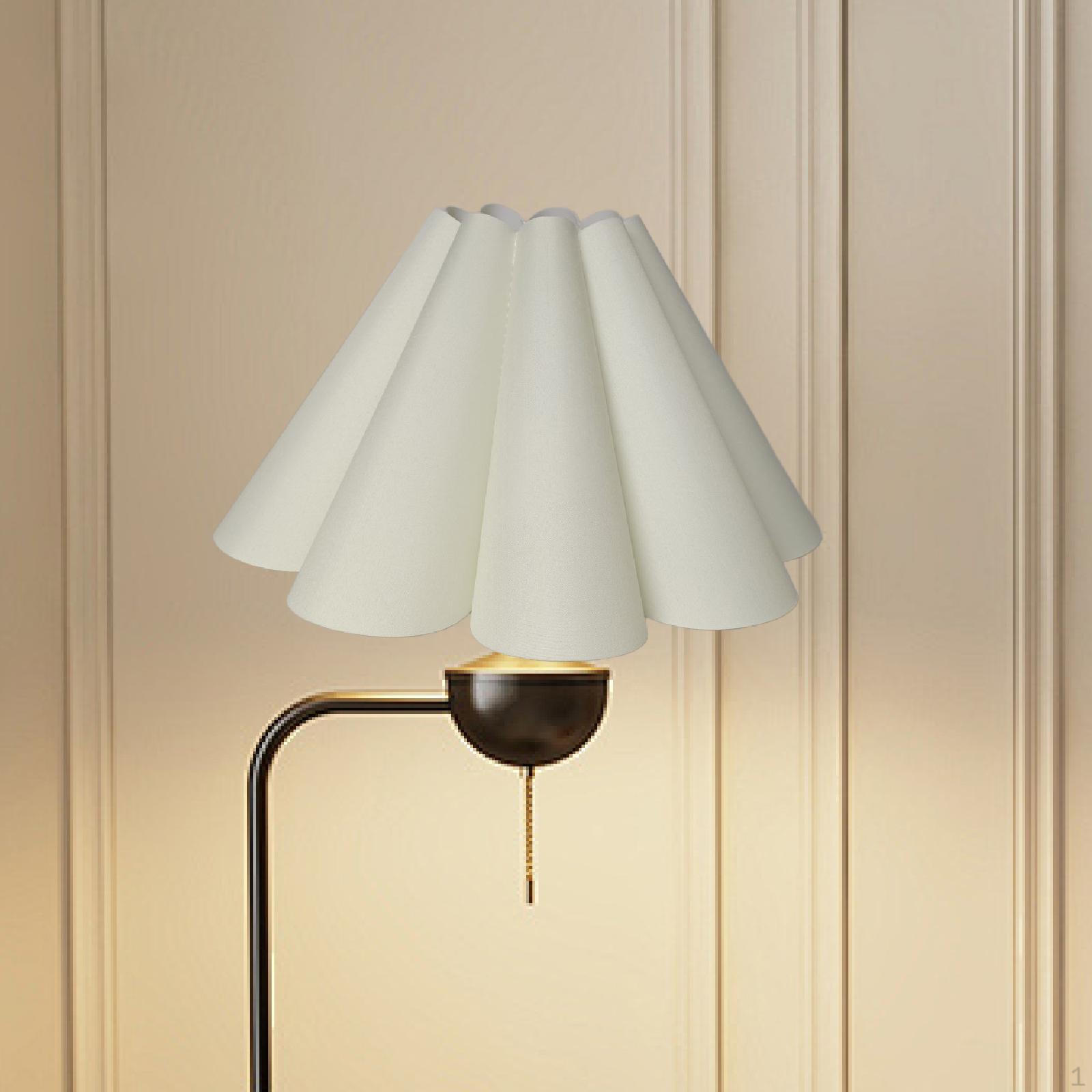 

Абажур в форме лепестка, украшение для люстры, чехол для настольной лампы, ткань для Bottom Dia 26cm