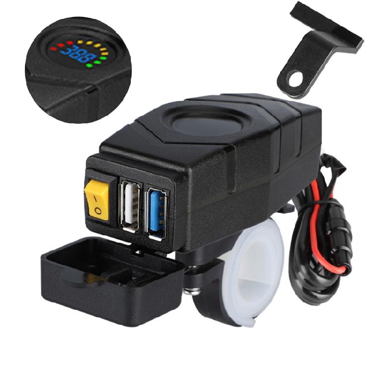 E-bike Charger QC3.0 Bicycle USB Charger for Mobile Phones DC24V 36V 48V 60V