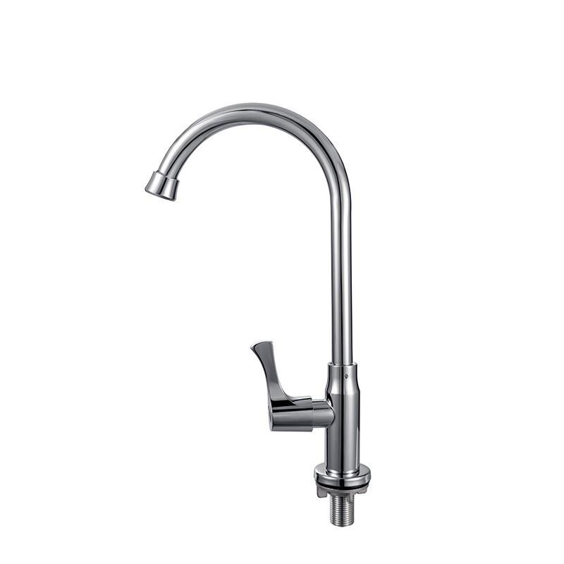 Pure Copper Chrome Rotatable Kitchen Sink Faucet