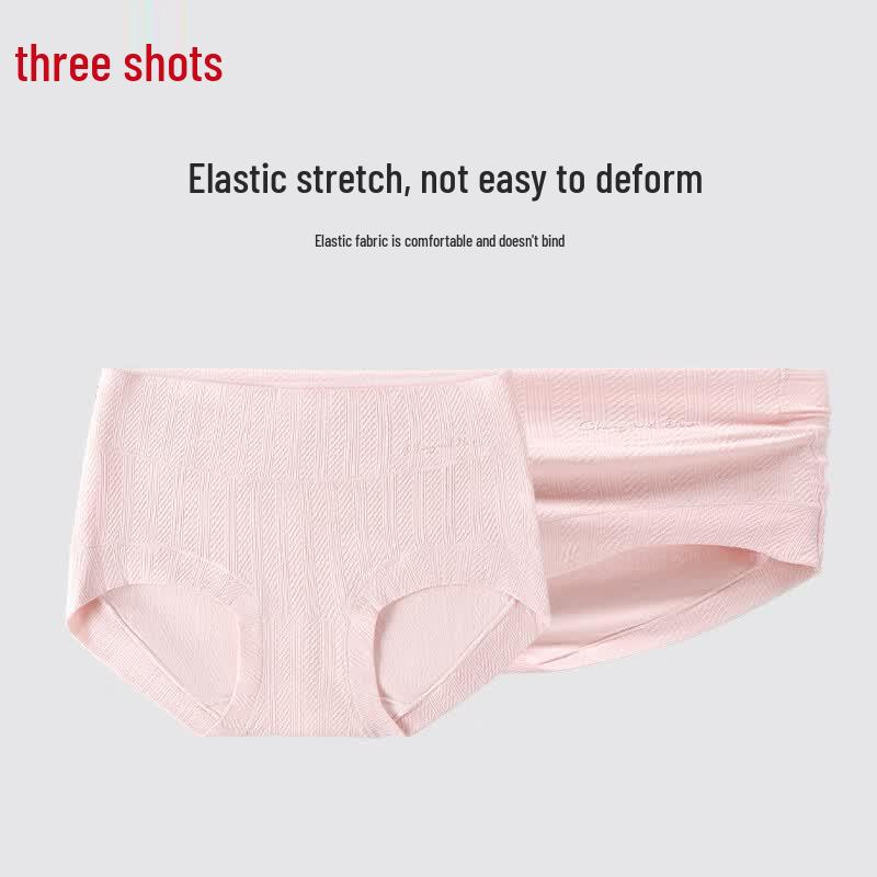Women's High-Waist Cotton Antibacterial Briefs
