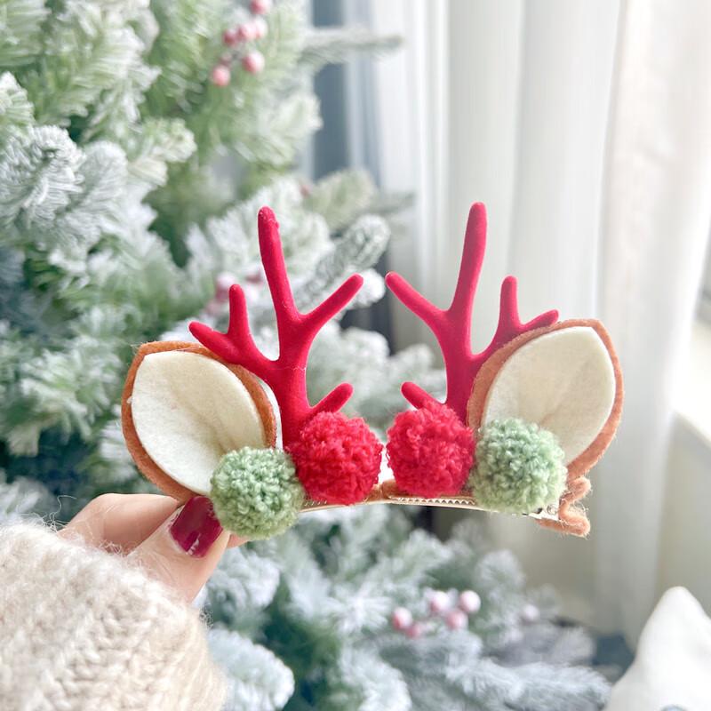 Cute Christmas Reindeer Antler Hair Clip
