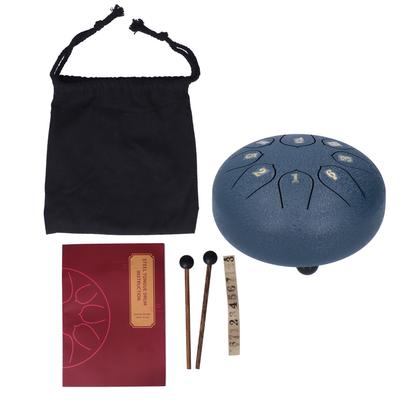 6palcový 8tónový jazykový buben s paličkami, hudební kniha, hudební perkusní nástroje pro meditaci