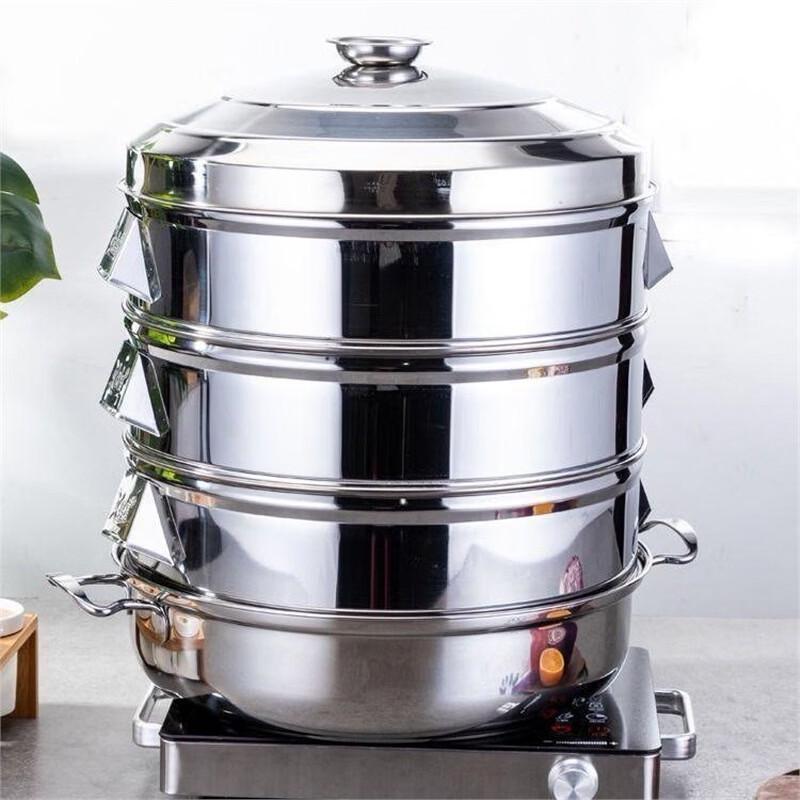 Xihe Large Thickened Stainless Steel Multi-layer Steamer Pot Set
