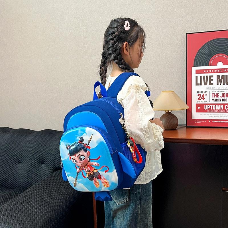 National Manga Cartoon Boys And Girls Backpack Foreign Style Printing Kindergarten Primary School Students Schoolbag Children Backpack