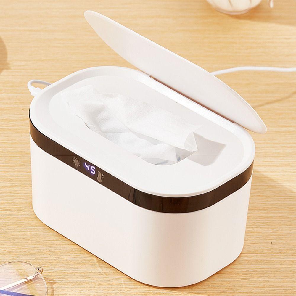 Constant Temperature Wet Wipes Dispenser LED Digital Display Wet Wipes Heater Babies