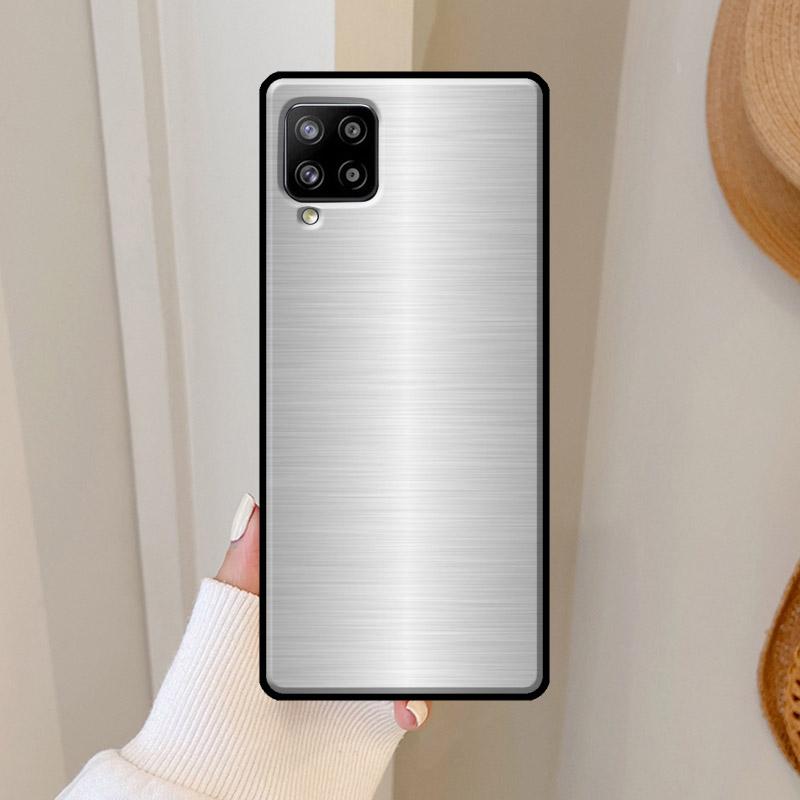 Brushed Metal Texture Steel Print Case For Samsung Galaxy A36 A56 A13 A23 A52 A32 A12 A54 A34 A14 A16 A26 A33 A53 A15 A35 A55