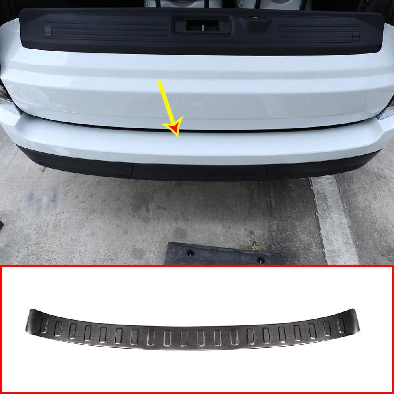 Stainless Steel Rear Outside Bumper Plate Cover For Landrover Rangerover Vogue L405 2013-2018 Car Accessories Stainless Steel Rear Outside Bumper Plate Cover For Landrover Rangerover Vogue L405 2013-2018 Car Accessories