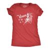 Vixen Reindeer T-Shirt, Funny Adult Humor Christmas Shirt for Women