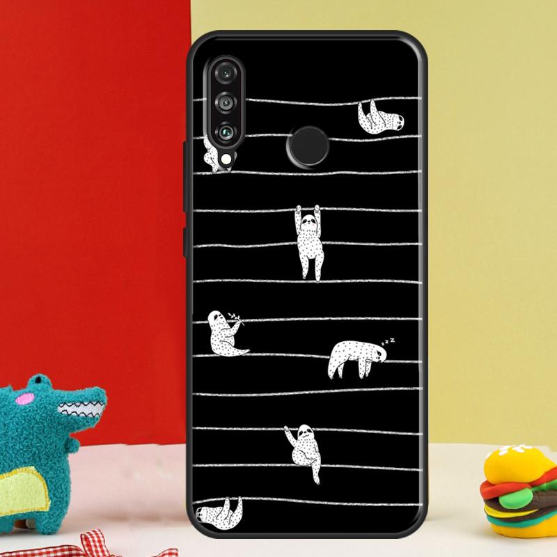 Sloth Cute Animal For Huawei Nova 9 10 SE 12i 12s 11i 5T Y91 Y90 Y60 Y70 Y72 Y61 P60 Pro P20 P30 P40 Lite Case