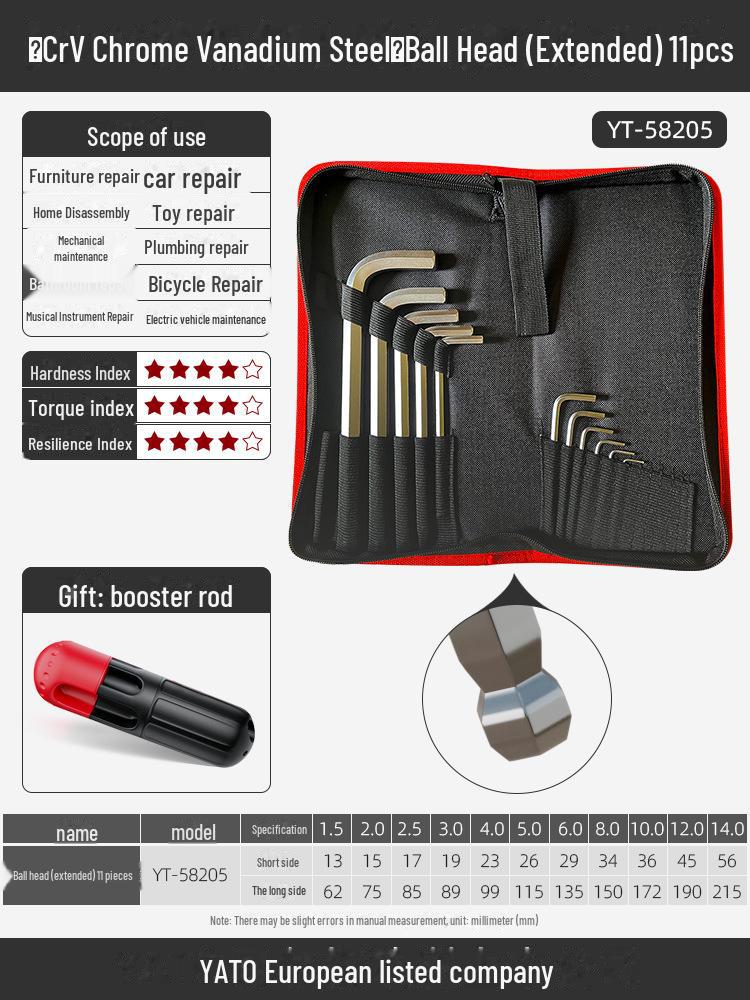 Yiertuo Hexagonal Wrench & Screwdriver Set