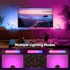 RGB Bedside Lamp with Star Projection, Dimmable Night Light with Timer Function (30 60 Mins), Star Sky Projection,