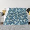 Seestern Strand Meer Flanell Überwurfdecke Meerestiere Decke King Queen Größe für Bett Sofa Couch Leicht Warm Super Weich