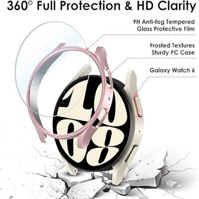 For Samsung Galaxy Watch Screen Case 40mm Tempered Glass Protective Film Protective Bumper Compatible Galaxy Watch Accessories