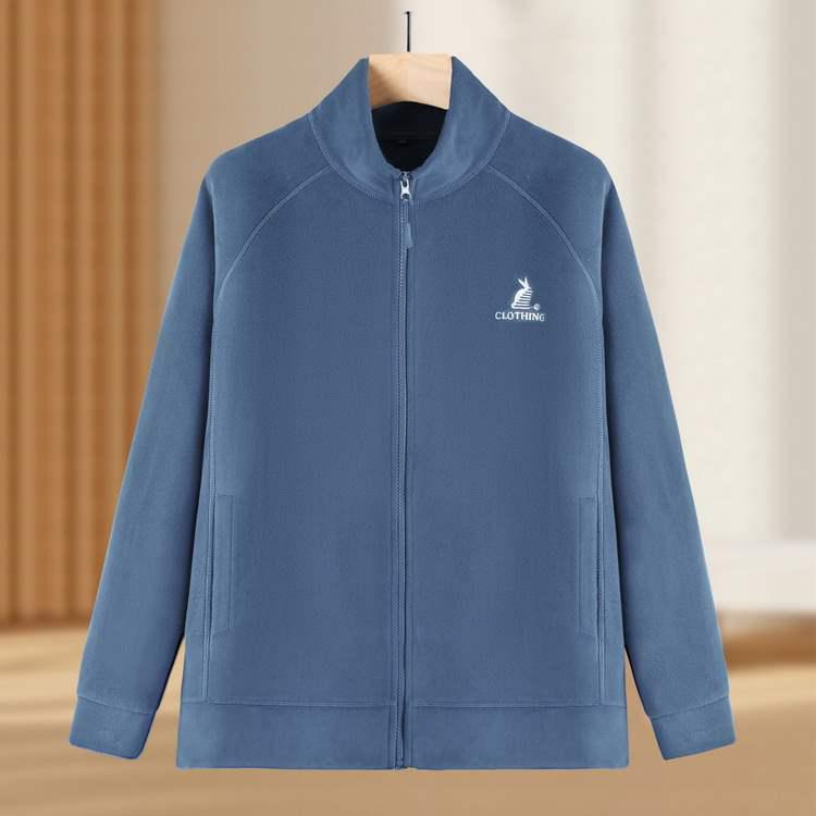 

New Autumn/Winter Embroidered Fleece Hoodie for Moms - Plus Size, Loose Fit, Thick Velvet 3XL 64~73kg