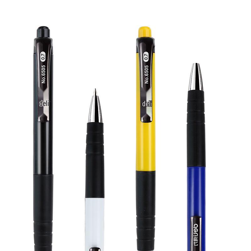 Deli 6505 Retractable Blue Ballpoint Pen
