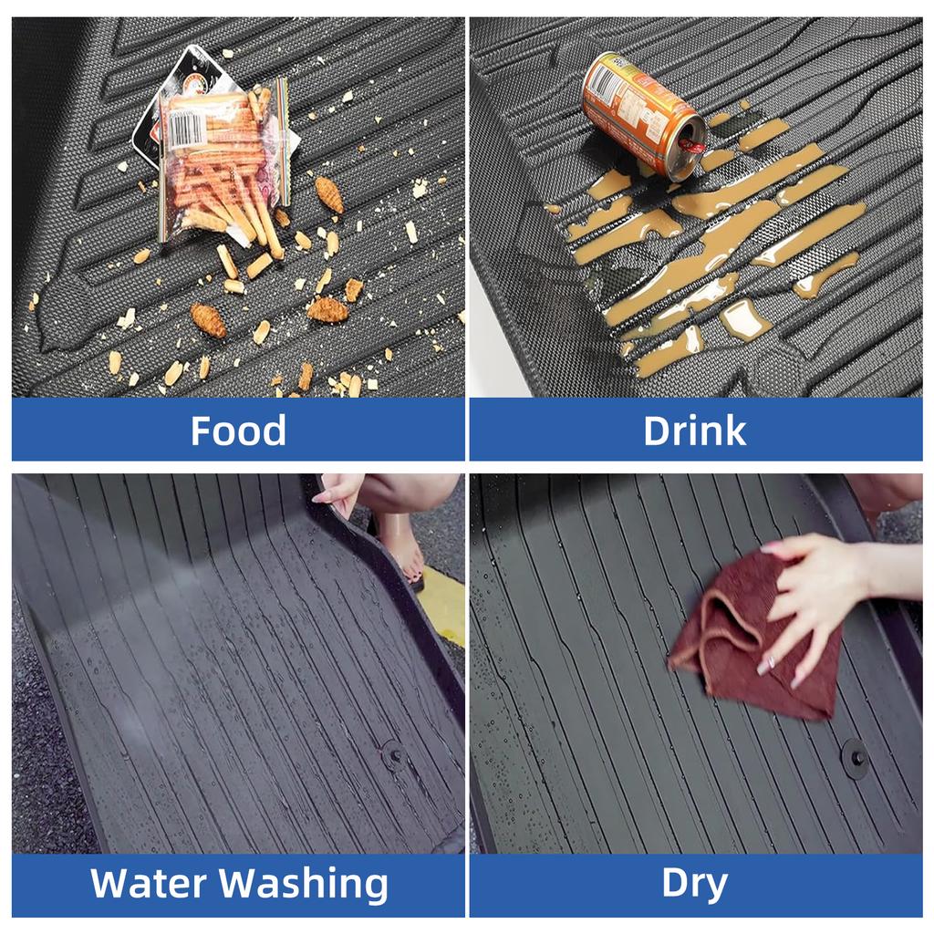 for Tesla Model Y Juniper/Launch 2026 2026 Cargo Liner Trunk Mat Rear Seat Backrest Protective Pad Anti-Kick Pad Car Accessories