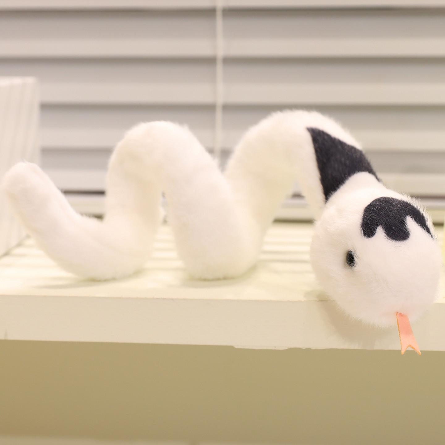 

Reverse Love Fanren Surrounding Small Vinegar Bag Pet Snake Doll Doll Winding Bent Skeleton Diy Modeling Plush 60cm【0.09kg】