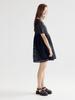BOMNAL BOUTIQUE Checked Voluminous Mini Dress _ Black