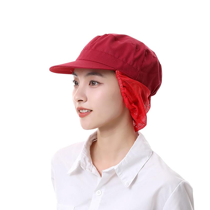 Chef Hat Dust-Proof Workshop Catering Hat Food Factory Work Hat Canteen Work Hat