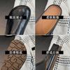 [Yushilai] Retro Mori thick-soled versatile half-slippers for women's 2025 spring new fashion outer wear one pedal