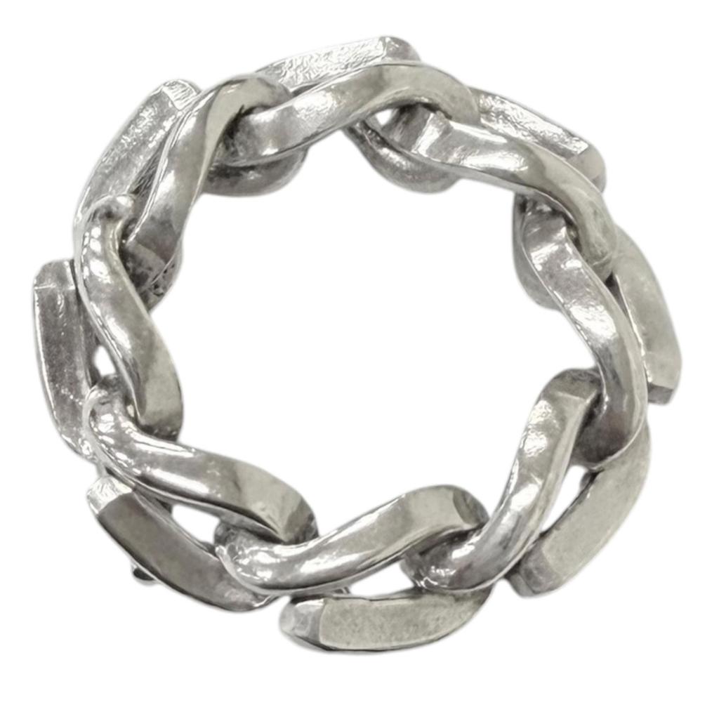 Great TIFFANY&Co. Ring ring forge High Polish Silver SV925 mens Used
