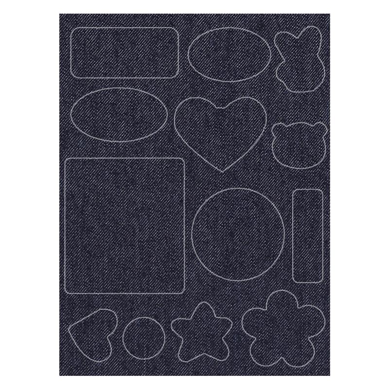 Petice autoadeziv din denim pentru repararea hainelor și pantalonilor - Decal cu model decorativ