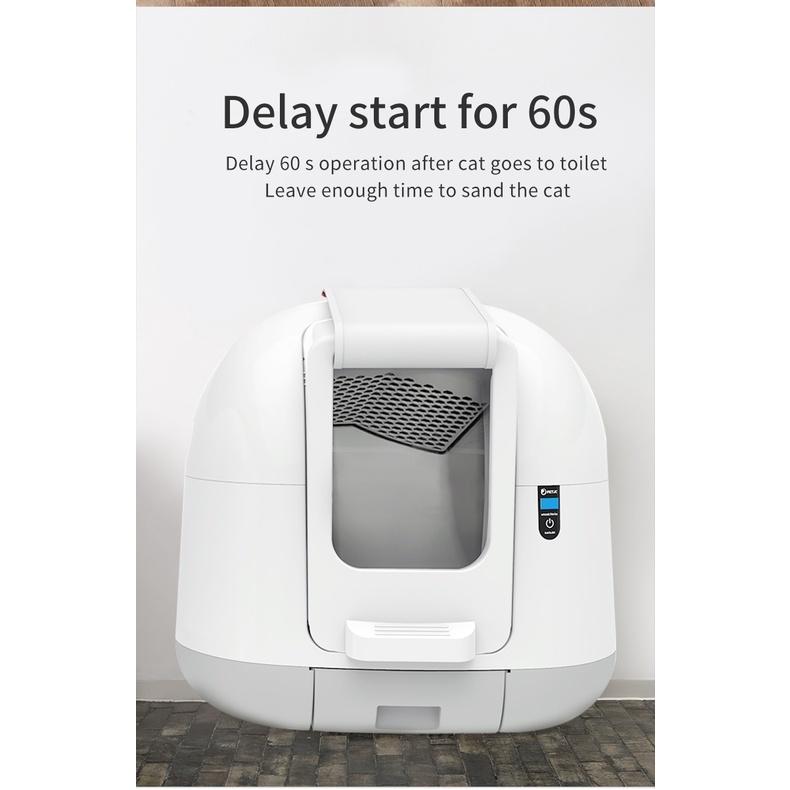 Ultra-Quiet Intelligent Automatic Closed Toilet Induction Cleaning Deodorant Cat Toilet Automatic Cat Litter Box Large New
