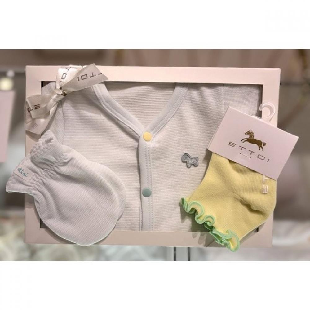 Ettoi Titi Baby Suit X Mittens X Socks Set  07t317903s1 Pink/3M(60)