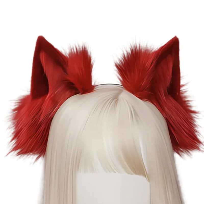 

[ALVEIN] повязка на голову кошачьи уши косплей ухо Кемомими изгиб уха угол наклона уха регулируемый висячие уши висячие уши пушистые лисьи уши реквизит унисекс животные уши с