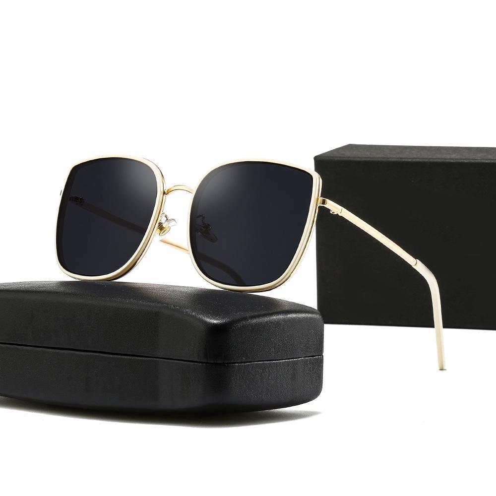 Women's Retro Korean Style Slimming White Sunglasses & Men's Polarized Sunglasses