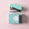 1 Set Small Stapler with Staple Desk Stapler Plastic Office Stapler 6-10 Sheets Capacity For Daily Use